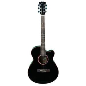 Swan7 SW40C BK 40 Inch Mahogany Wood Acoustic Guitar